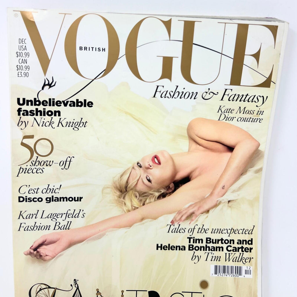 Vogue Fashion Magazine December 2008 Kate Moss Cover