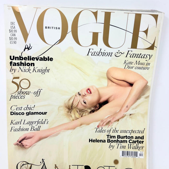 Vogue Fashion Magazine December 2008 Kate Moss Cover
