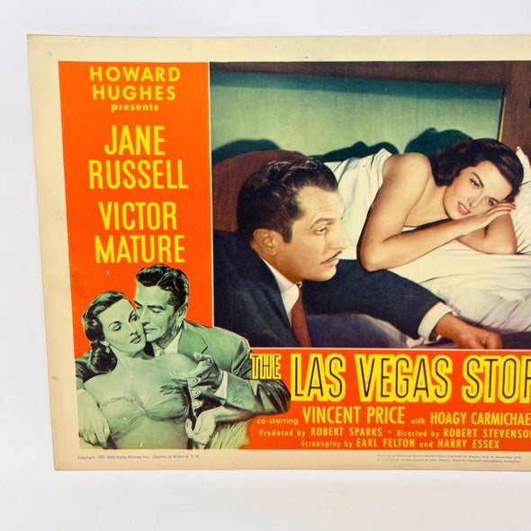 1952 The Las Vegas Story Movie Lobby Card Jane Russell Victor Mature  (D)