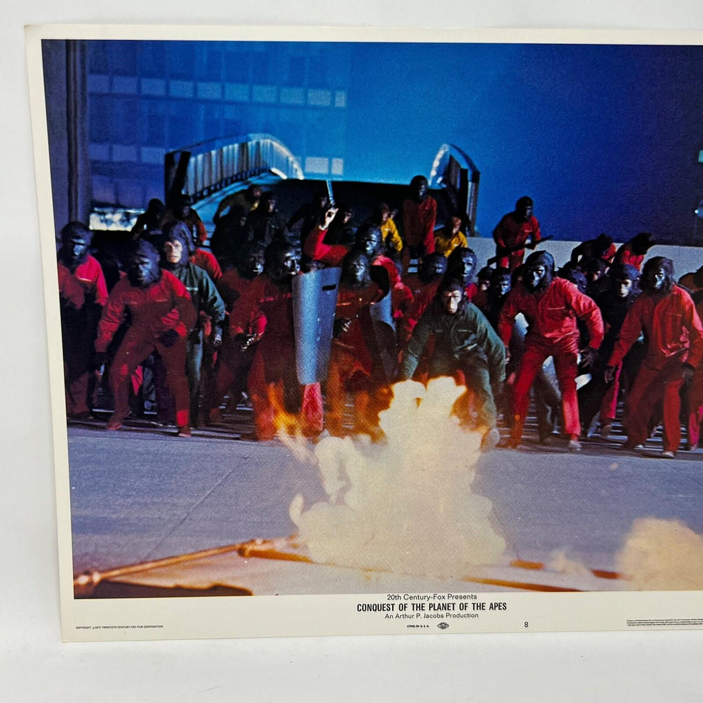 1972 Conquest of The Planet Of The Apes Collectible movie Lobby Card No.8