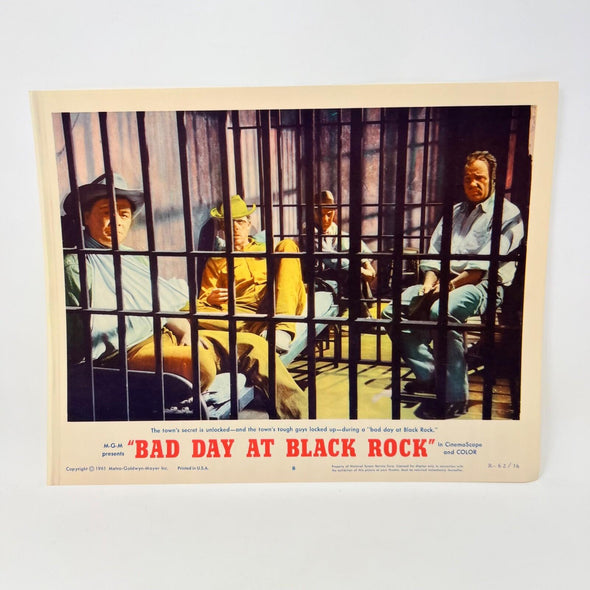 1961 Bad Day At Black Rock Lobby Card Movie Poster No.8