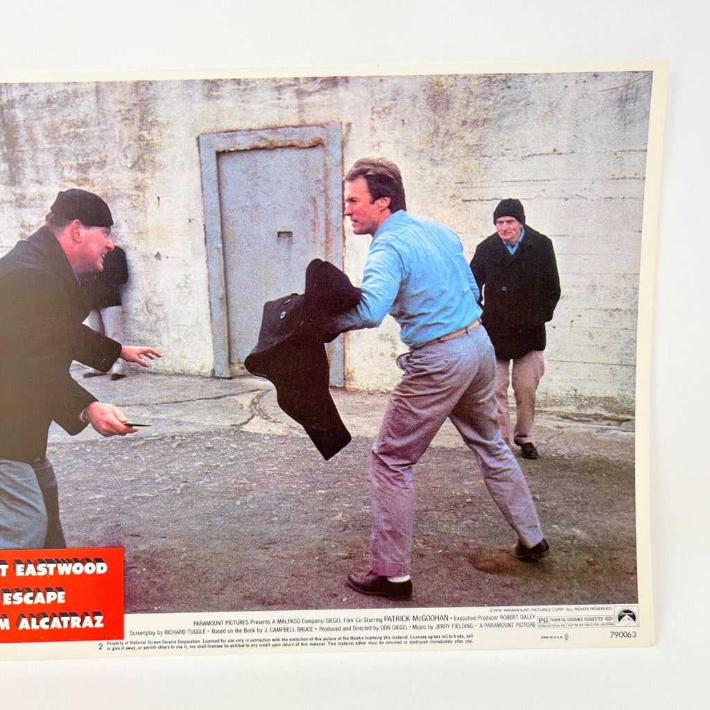 Clint Eastwood Escape From Alcatraz Lobby Card Movie Poster No.2