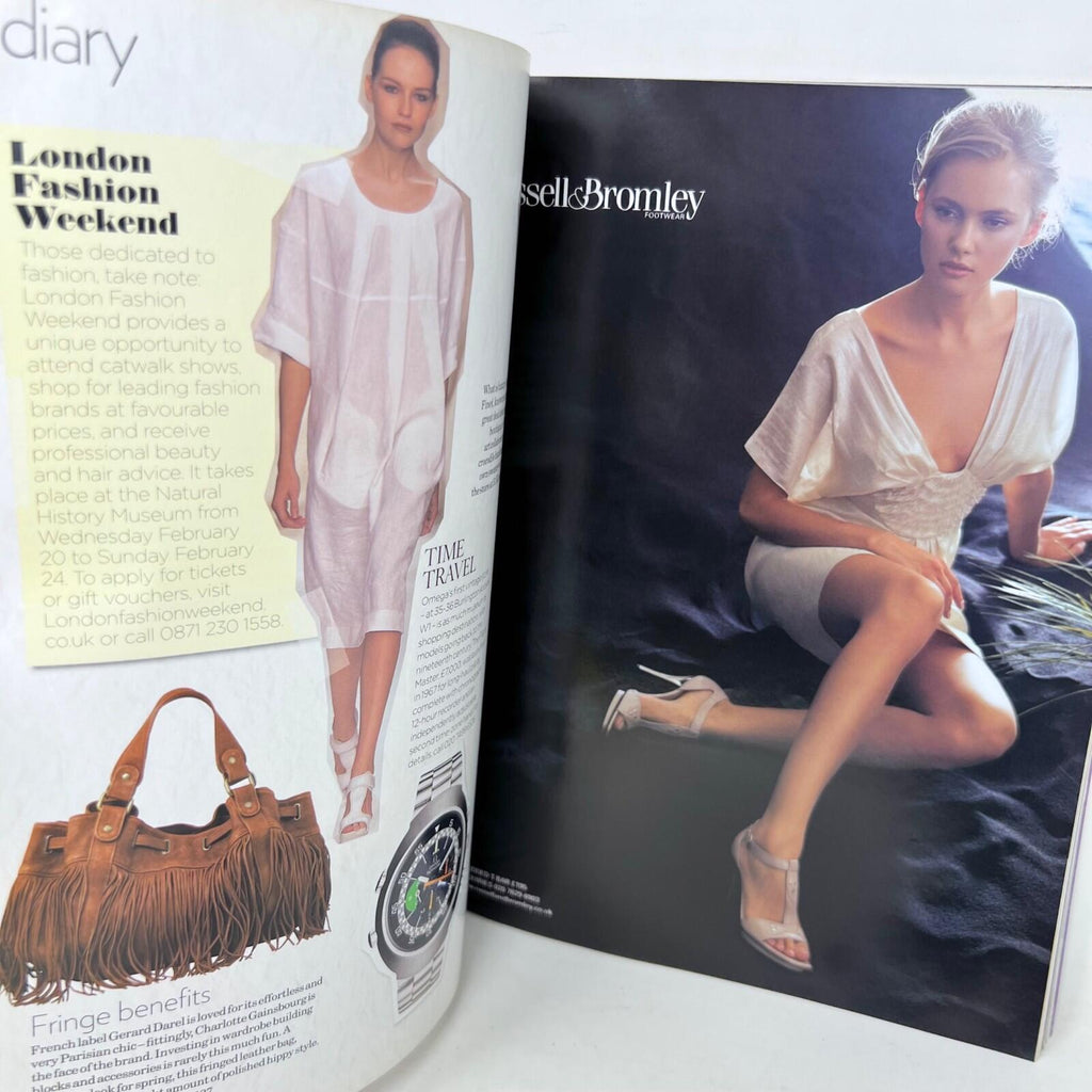 Vogue British March 2008 The Return Of The Trophy Jacket Kate Moss Cover
