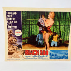 1963 Black Zoo Vintage Movie Lobby Card No.4