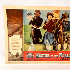 1961 Master Of The World Original Movie Lobby Card No.7 Jules Vernes Vince Price