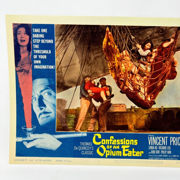 1962 Confessions of an Opium Eater Original Movie Lobby Card No.1