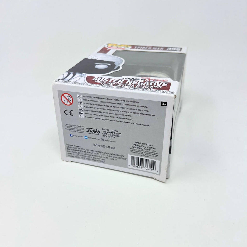 Funko Pop! Games Vinyl: Marvel Spider-Man - Mister Negative #398 Bobble-Head