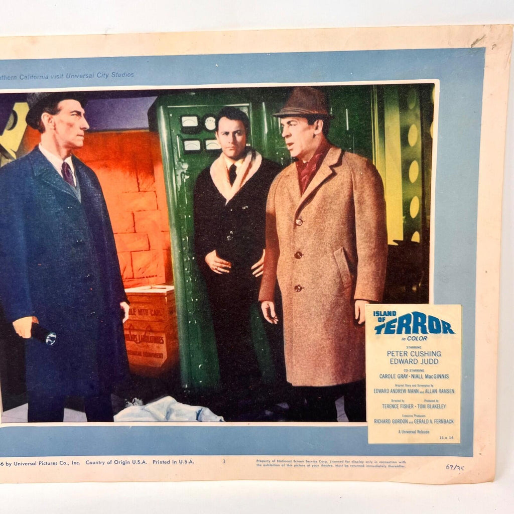 1966 Island Of Terror In Color Original Movie Lobby Card No.3