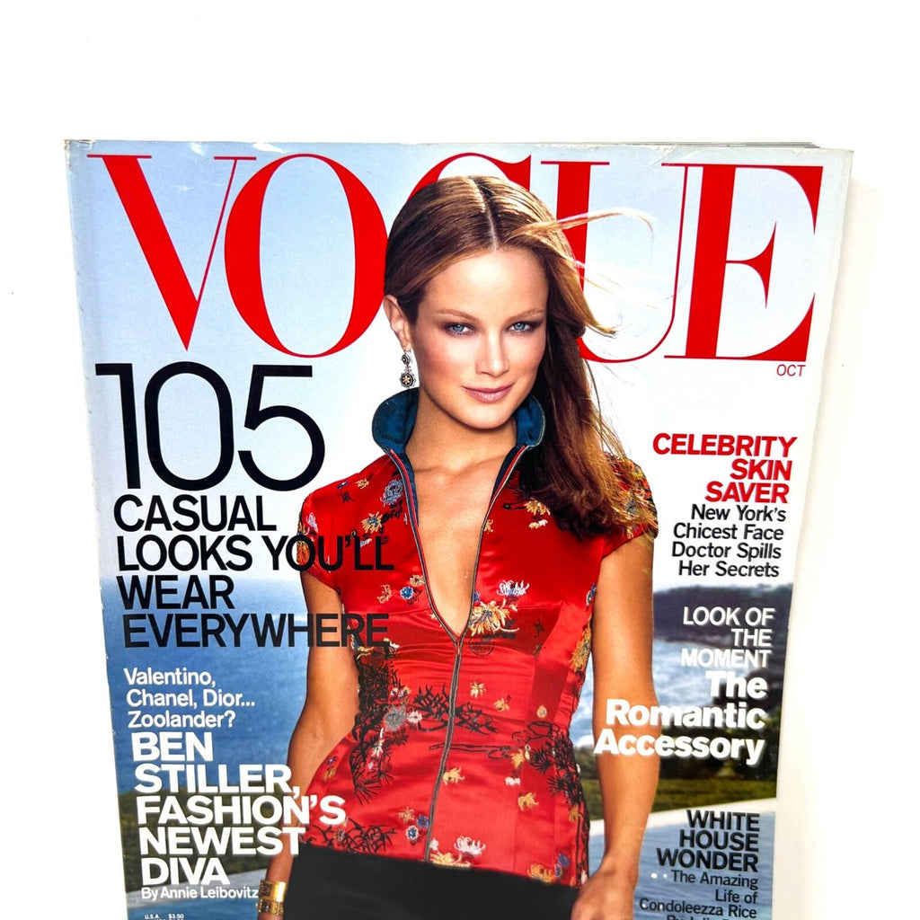 Vogue Magazine October 2001 Carolyn Murphy