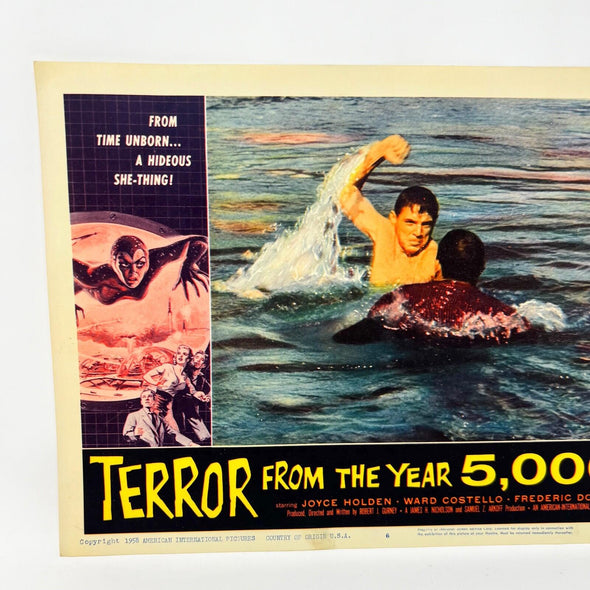 1958 Terror From The Year 5,000 Original Movie Lobby Card No.6