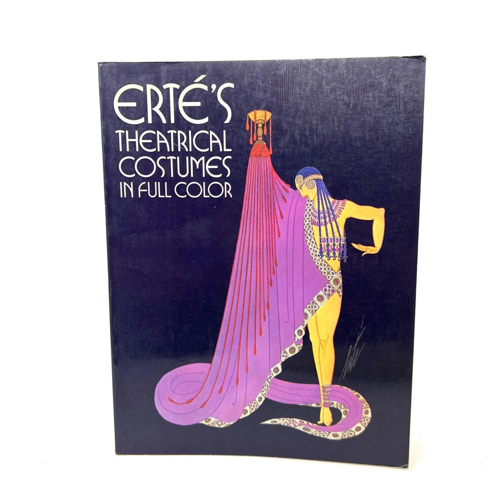 Erte’s Theatrical Costumes Book In Full Color 1979 Costume Design Art