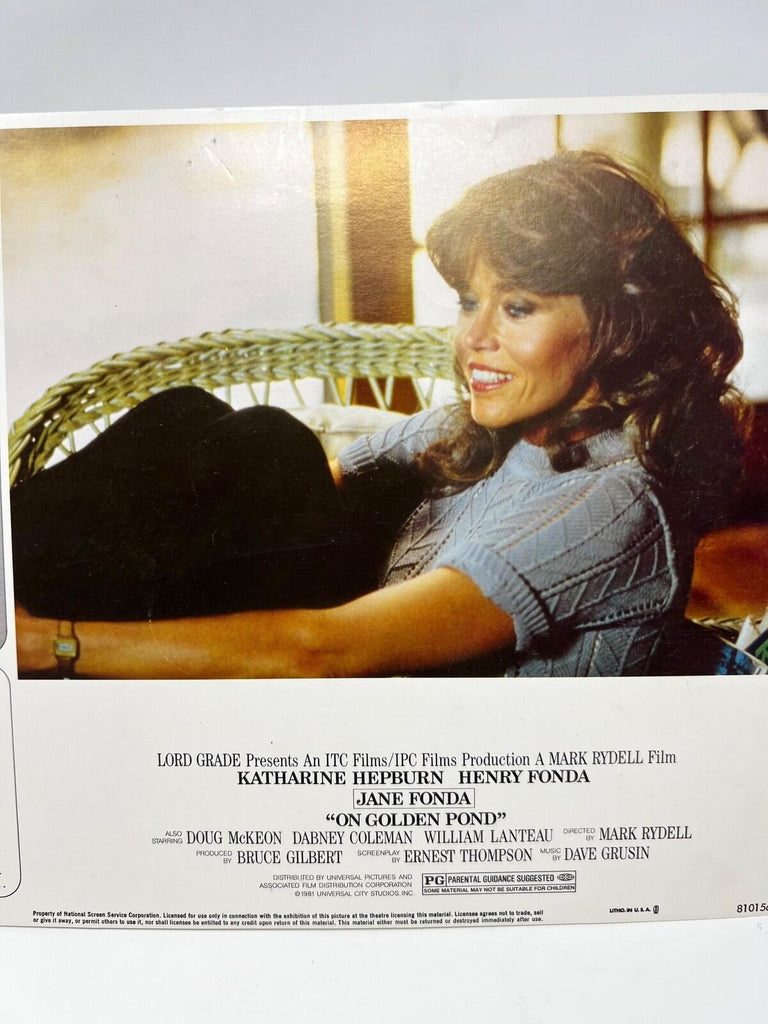 On Golden Pond Lobby Card #7 Movie Poster Jane Fonda