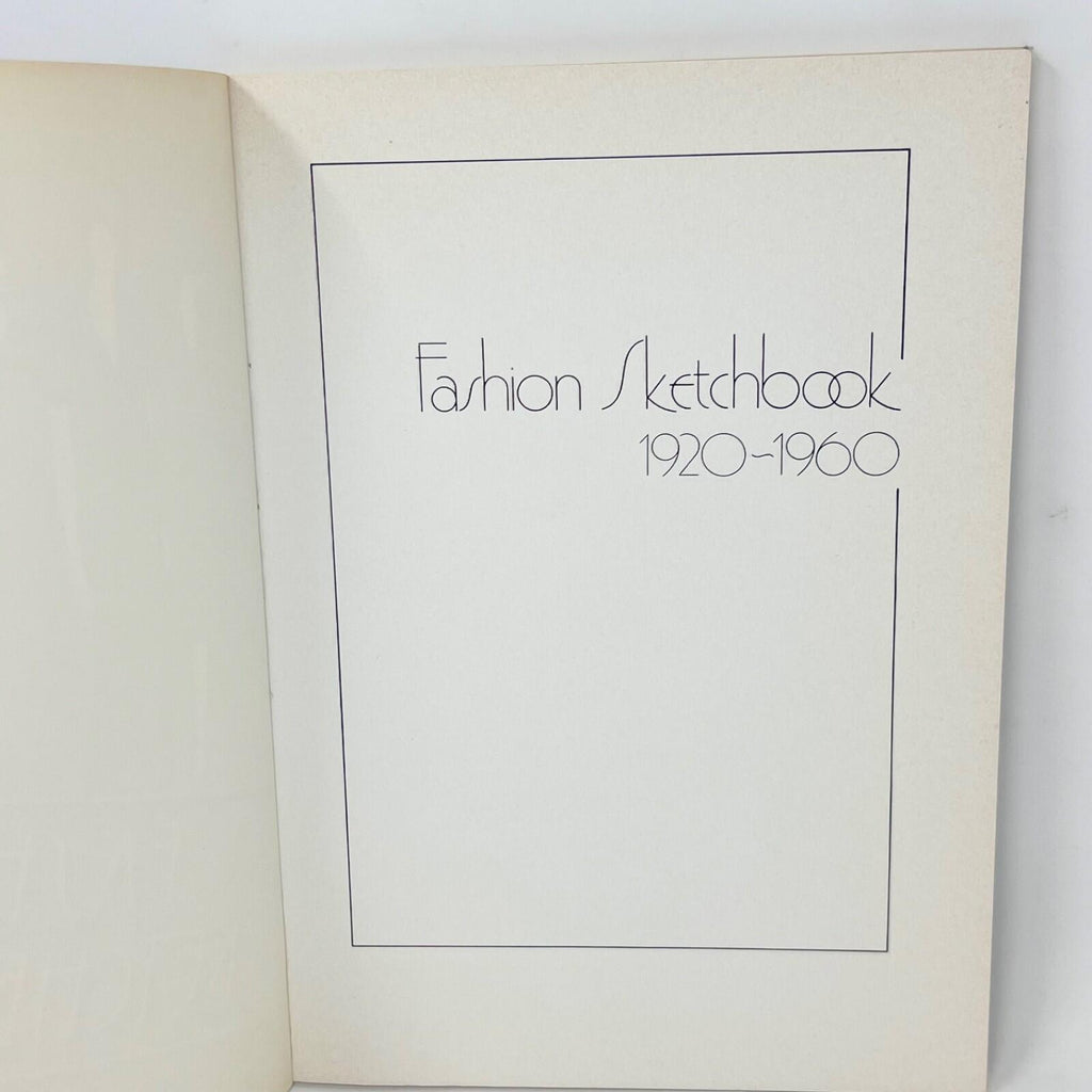 Fashion Sketchbook 1920 – 1960 by John Peacock - Vintage 1977 1st Printing