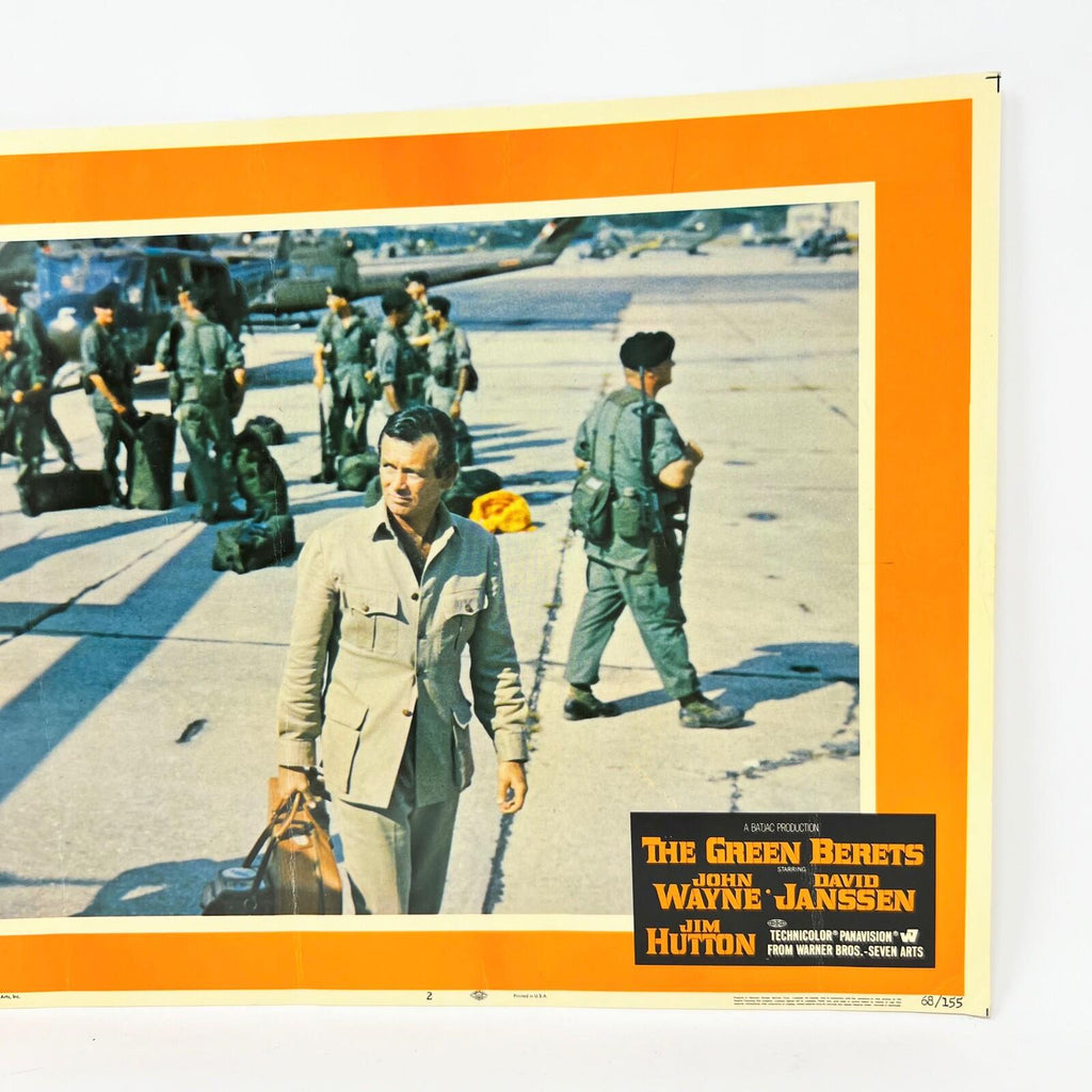 The Green Berets Movie Lobby Card John Wayne David Janssen Jim Hutton No.2