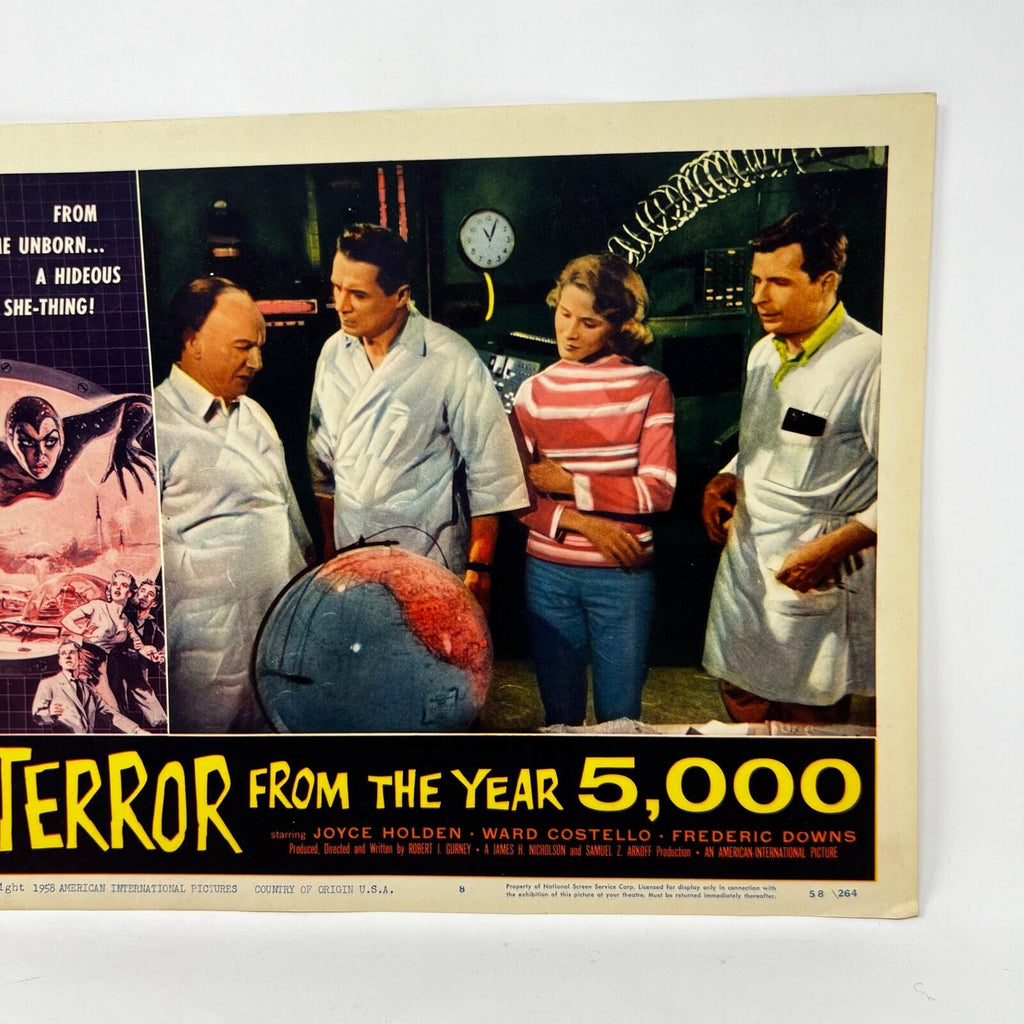 1958 Terror From The Year 5,000 Original Movie Lobby Card No.8