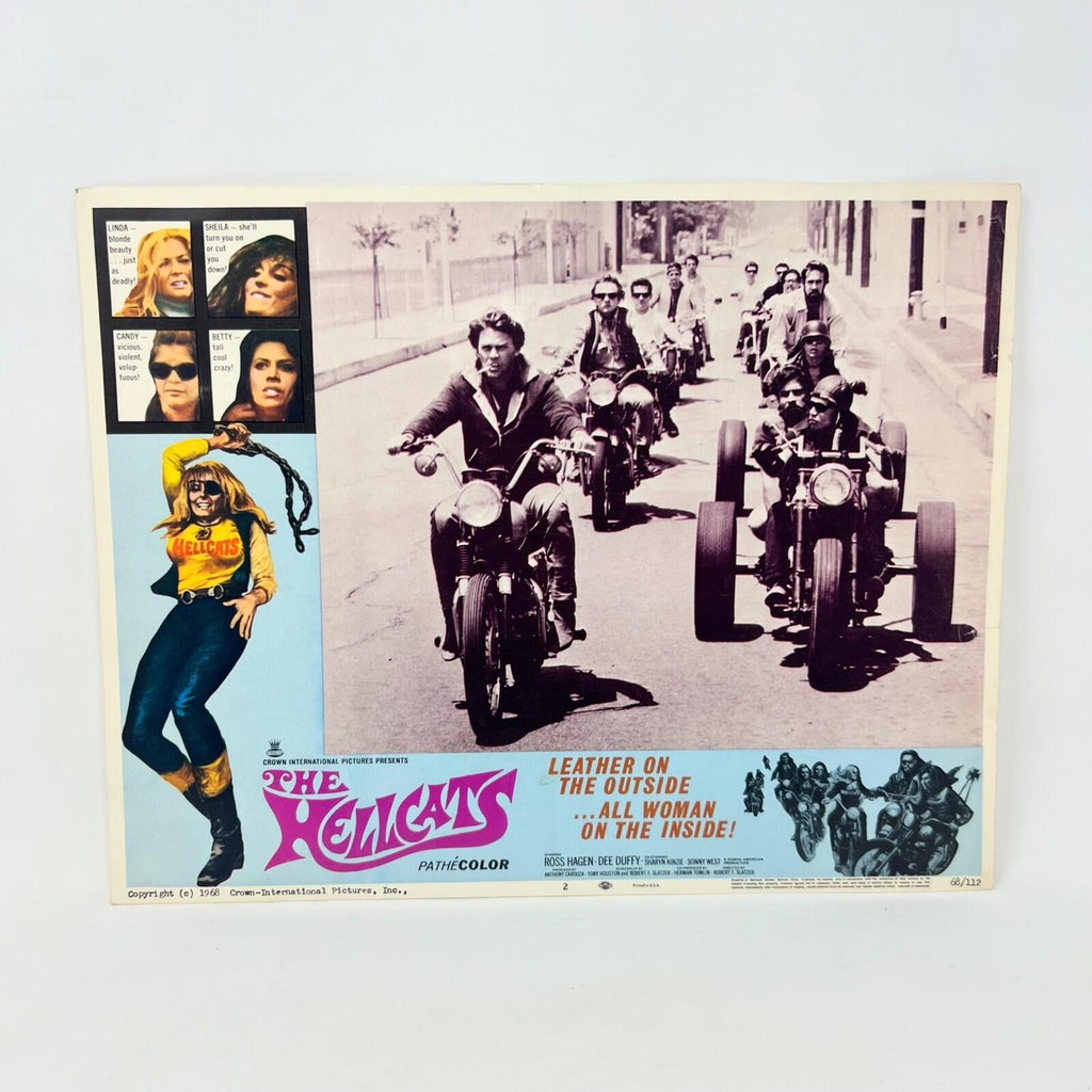 1968 The Hellcats Collectible Movie Lobby Card No.2