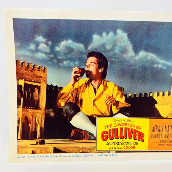 1960 The 3 Worlds Of Gulliver in Superdynamation Collectible Movie Lobby Card h