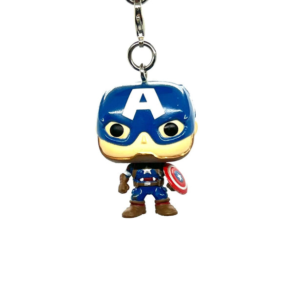 Funko Pocket Pop! Marvel Mystery Captain America Bobblehead Key Chain