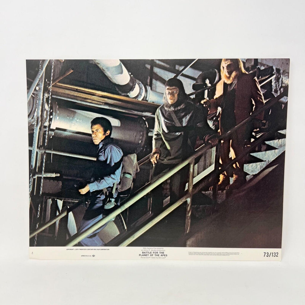 1973 Battle For The Planet Of The Apes  Collectible Movie Lobby Card No.4