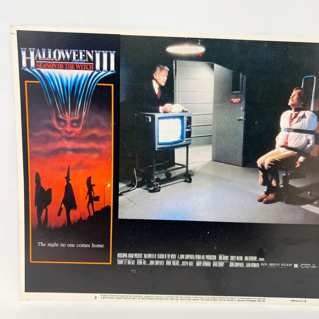 1982 Halloween III Season Of The Witch Collectible Movie Lobby Card No.3