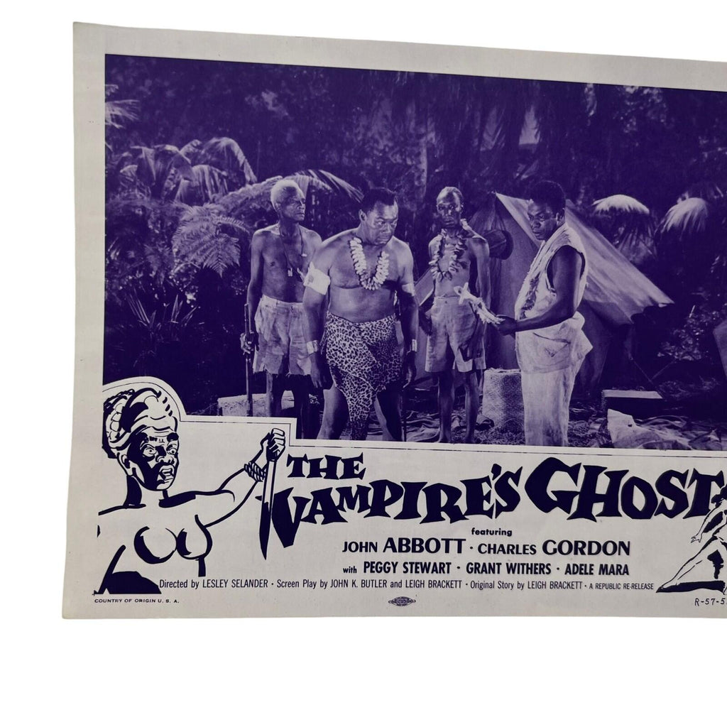 The Vampire's Ghost  Collectible movie Lobby Card (d)