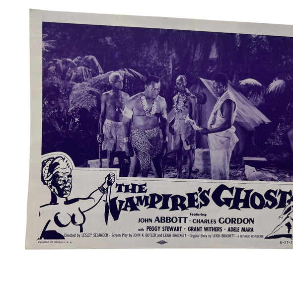 The Vampire's Ghost  Collectible movie Lobby Card (d)