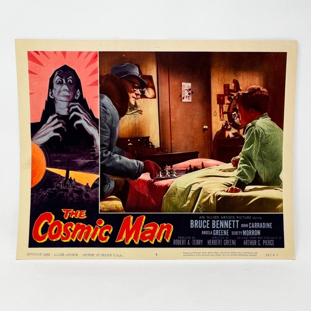 The Cosmic Man Bruce Bennett Collectible movie Lobby Card No.1