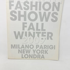 VOGUE Magazine Italy Fashion Shows Fall Winter July 2009 Dossier