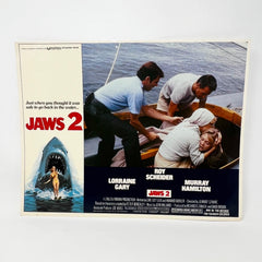 1978 Universal Studios Jaws 2 Horror Film Original Movie Lobby Card (a)
