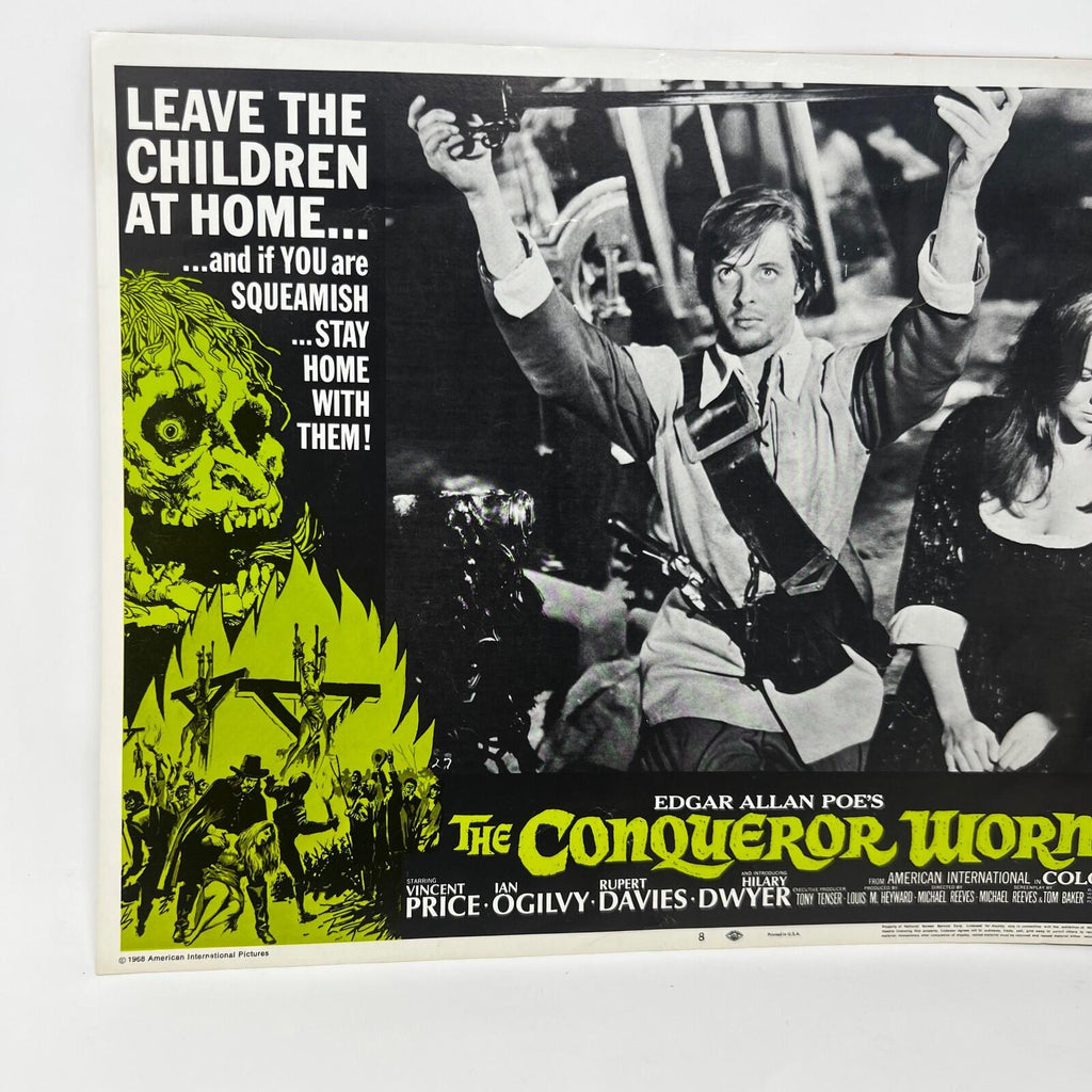 1968 The Conqueror Worm Collectible movie Lobby Card No.8