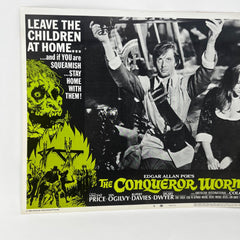 1968 The Conqueror Worm Collectible movie Lobby Card No.8