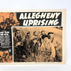 1957 Allegheny Uprising Original Movie Lobby Card Claire Trevor John Wayne c