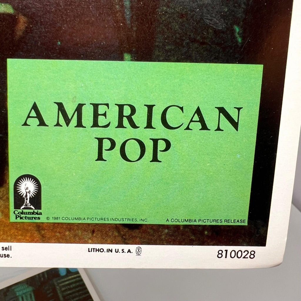 1980 American Pop Original Movie Lobby Card No.1