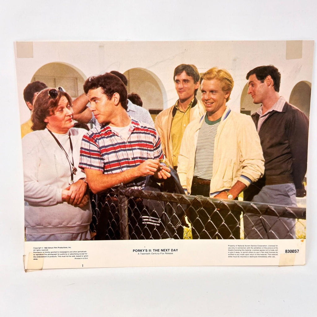 1982 Porkys' II The Next Day  Set of 3 Original Movie Lobby Cards