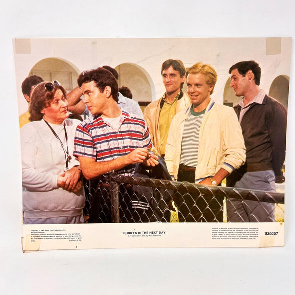 1982 Porkys' II The Next Day  Set of 3 Original Movie Lobby Cards
