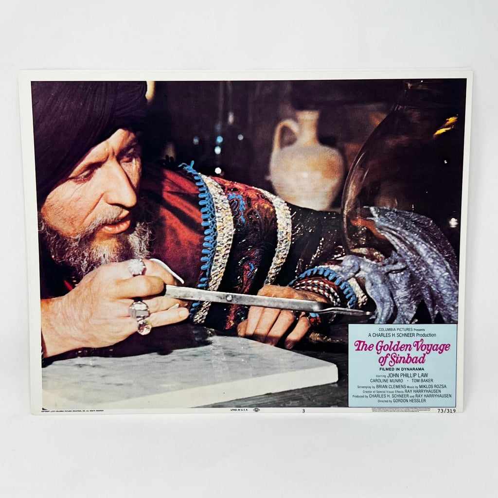 The Golden Voyage Of Simbad Collectible Lobby Card Poster Set of 7