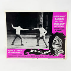 1969 Spirits of the dead Collectible movie Lobby Cards set of 8