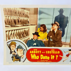 1954 Who Done It Lobby Card Collectible Lobby Card Movie Poster No.2