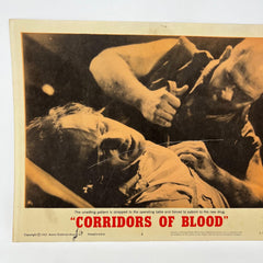 1963 Corridors Of Blood Orginal Movie Lobby Card No.6