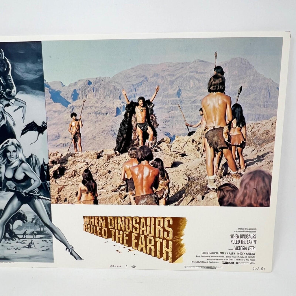 1970 When Dinosaurs Ruled The Earth Collectible Movie Lobby Card No.3