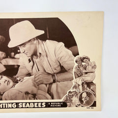 1954 The Fighting Seabees Lobby Card Movie Poster b