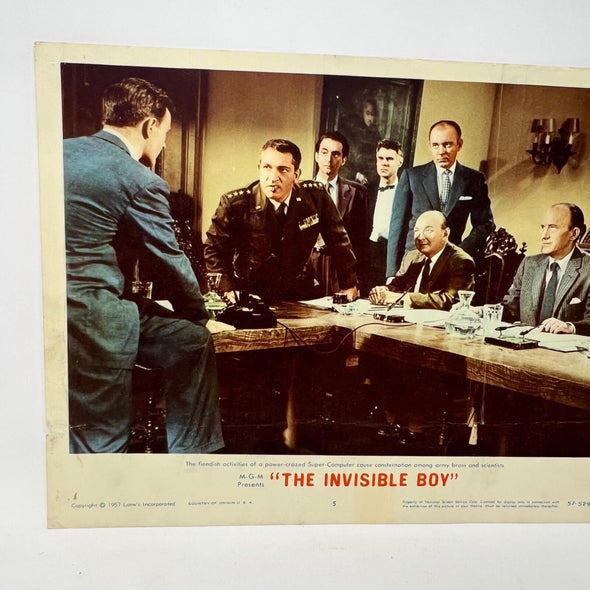 1957 The Invisible Boy Collectible Movie Lobby Card No.5