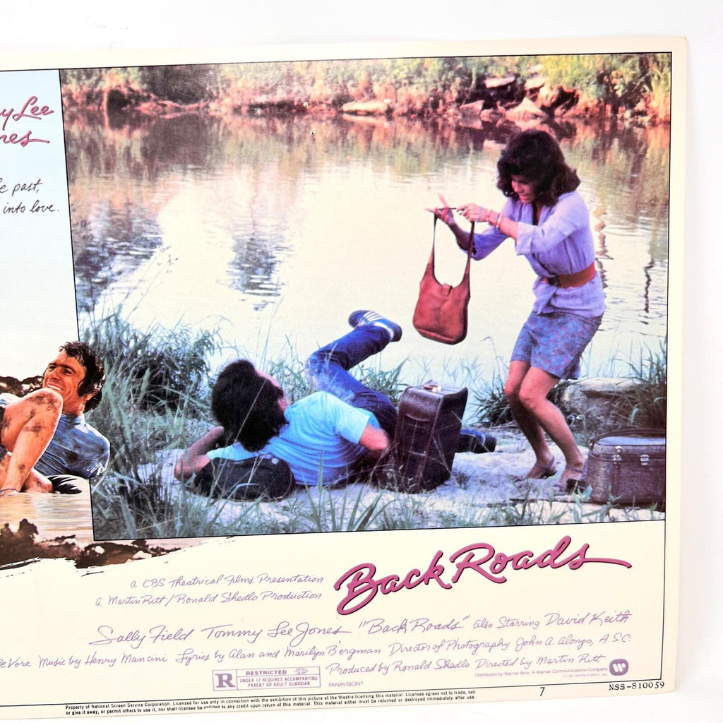 1981 Back Roads Vintage Movie Lobby Card No.7 Sally Field Tommy Lee Jones