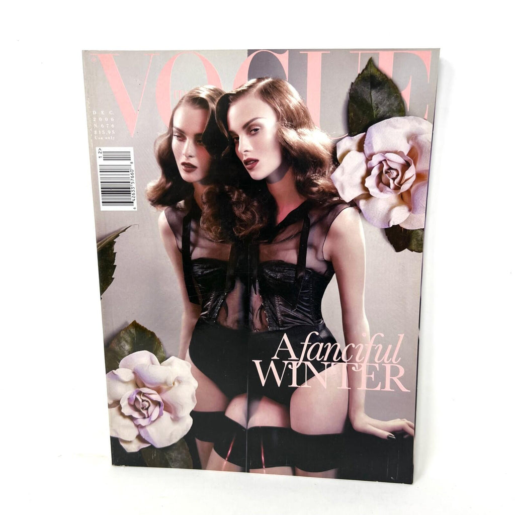Vogue Italia Dec 2006 Karen Elson Doutzen Kroes Michael Jordan Kate Bosworth