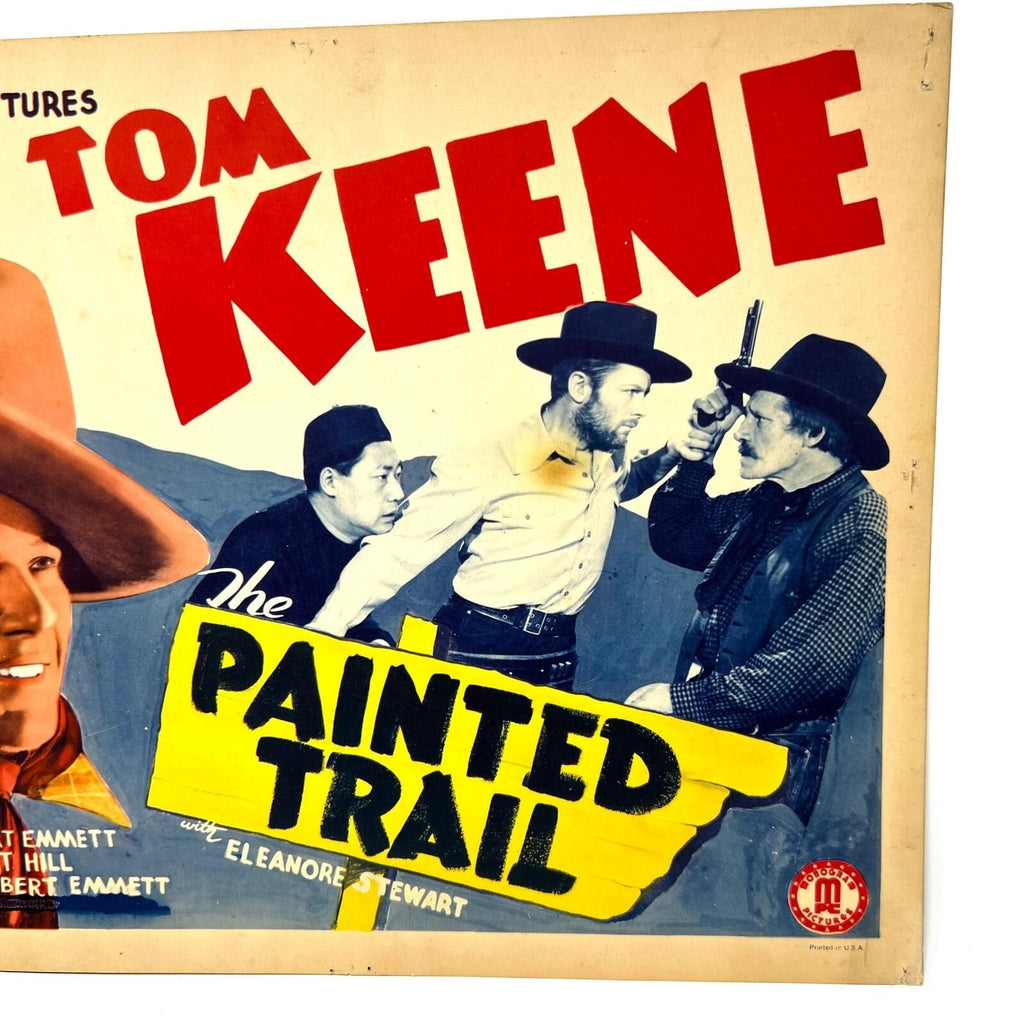 The Painted Trail Tom Keene Collectible movie Lobby Card