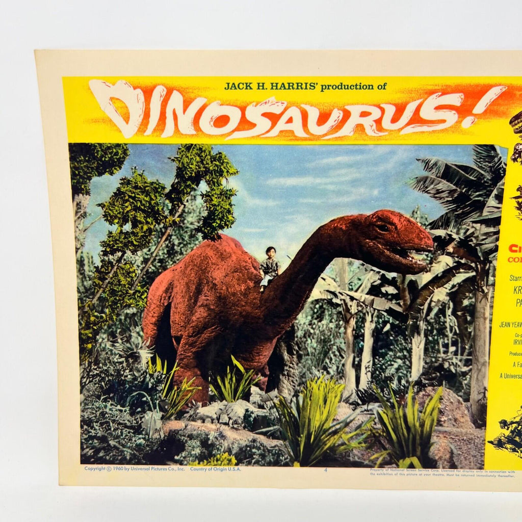1960 Dinosaurus Collectible Movie Lobby Card No.4 Jack H. Harris