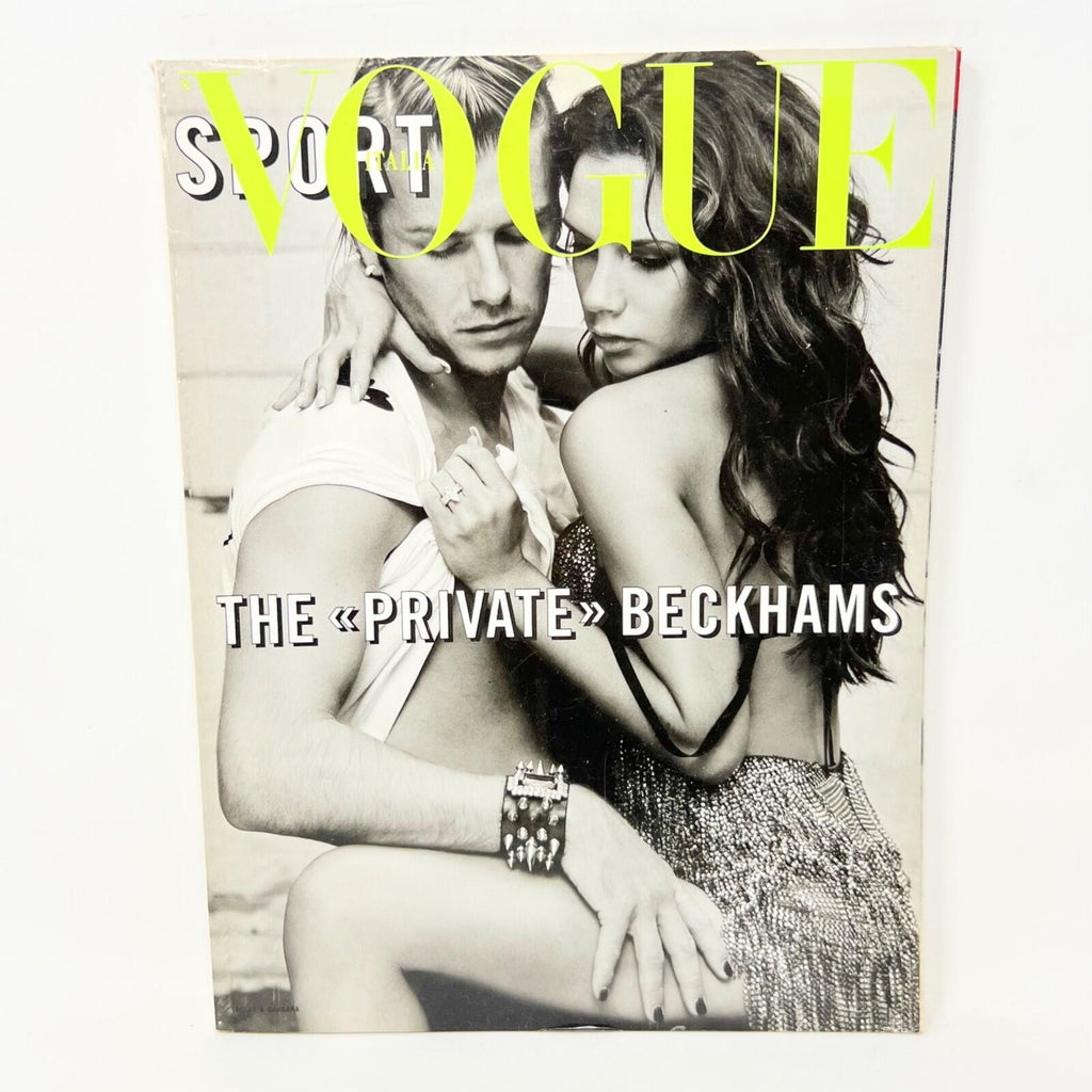 2003 Vogue Sports Magazine Italia The Private Beckhams Cover #342