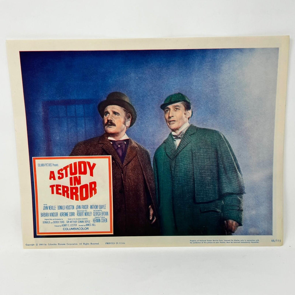 1966 Sherlock Holmes Meets jack The Ripper A Study In Terror Movie Lobby Card 7