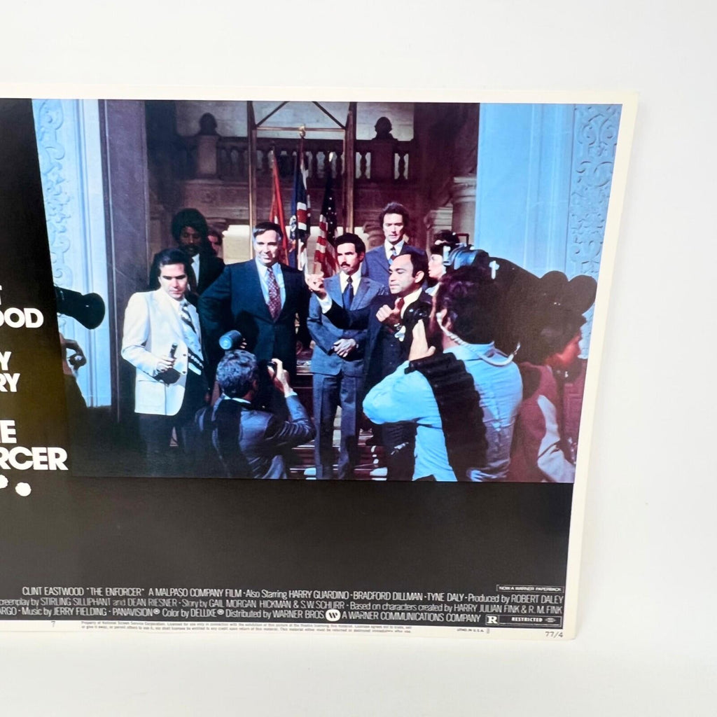 Clint Eastwood Is Dirty Harry The Enforcer Collectible movie Lobby Card No.7