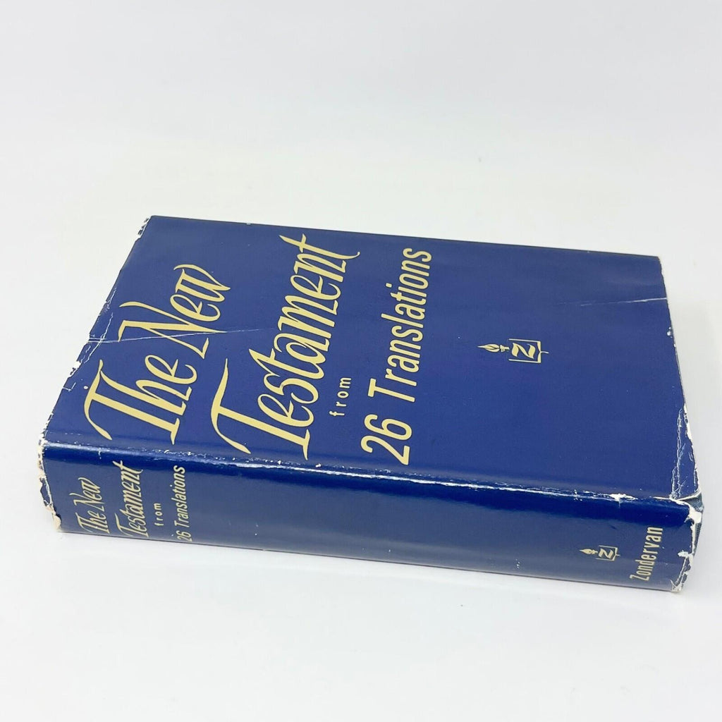 The New Testament from 26 Translations Hardcover 1967 Zondervan First Ed Book